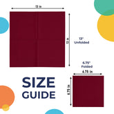 Burgundy Luncheon Napkins | 3600 Pack